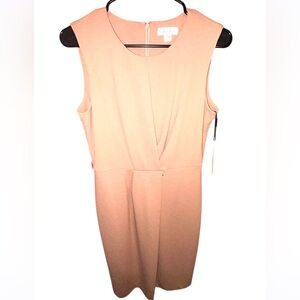 Calvin Klein Sleeveless Tan Midi Dress